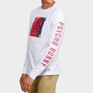 NWT - Psycho Bunny Men’s Long Sleeve Tee (M)